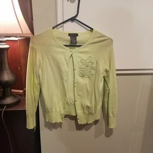 Super adorable light green cardigan